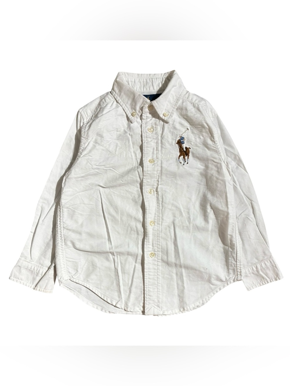 Polo Ralph Lauren Big Pony #3 Button Shirt White